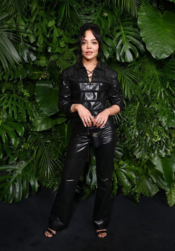 Tessa Thompson at Oscars 2025 red carpet appearance